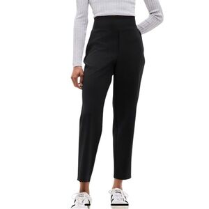 Athleta Ankle Pants Womens 10 Black Straight Pull On Stretch Endless High Rise